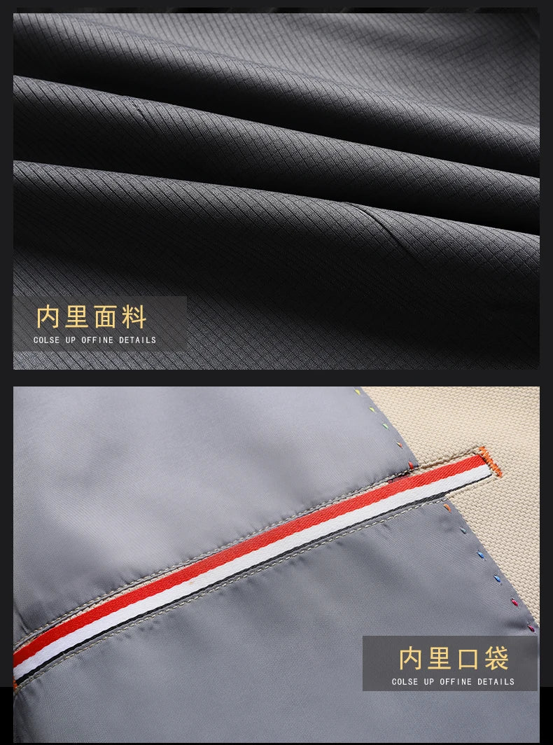 Blazer Outdoor Men's Casual, Fashionable, Trendy, Sporty Solid Color, Slimming British Style Business Gentleman Wedding Blazer