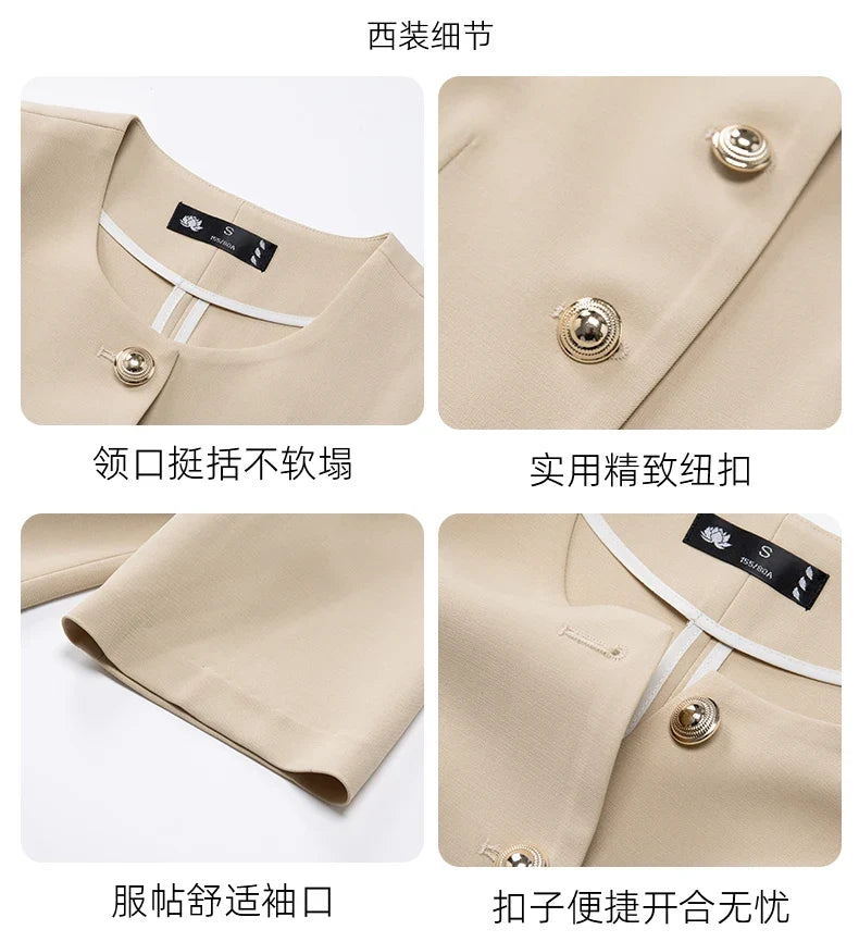 Fashionable Professional Women's Clothing, Two-Piece Blazer+Pants, Exquisite Elegant, 2026 Spring/Summer New Collection