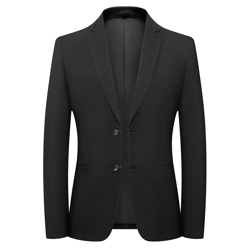 Blazer's New Men's Fashion Outdoor Travel Camping Youth Wedding Versatile, Hosting Campus Slimming Casual Korean Version Blazer