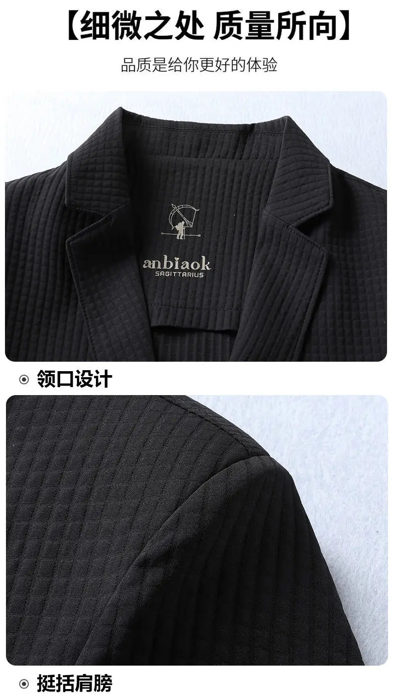 Men's High-End Business Casual Suits and Casual Smart Blazers for Young Adults and Fashionable Versatile Business Suits