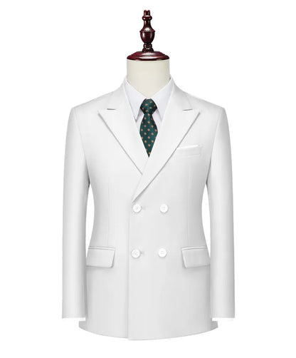 2026 Men Double Breasted Blazer Coats Fashion Solid Mens Wedding Prom Dress Male Business Casual Slim Fit Suits Jacket 6XL