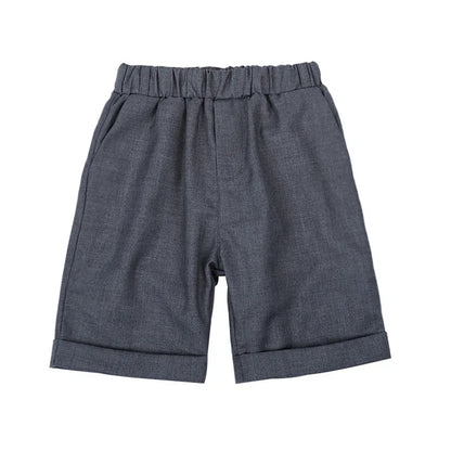 Boys Girls Summer 3Pieces School Uniform With Vest Shorts/Skirt Tie Children's Piano Host Speech Chorus Performance Costume
