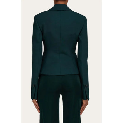 Fashion Single Button Peaked Lapel Woman Suits 2 Pieces Blazer+Pants Set Casual Party Sets Office Lady Daily Sets