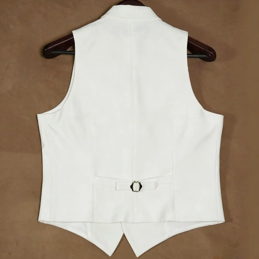 Men's Vest Single Breasted Lapel Waistcoat for Wedding, Business & Formal Occasions