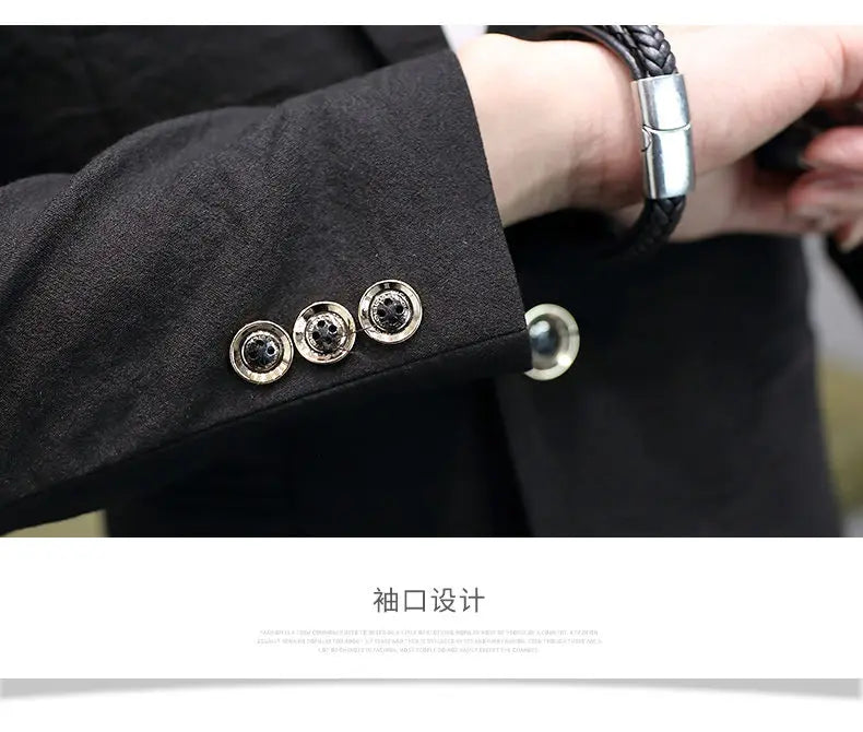 Blazer: Outdoor Fashion, Business-style, Gentleman's Wedding Host, Campus Casual, Relaxed, Korean-style, Youthful Men's Blazer
