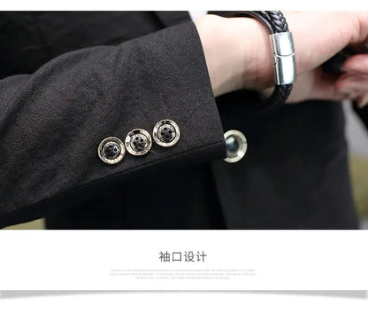Blazer: Outdoor Fashion, Business-style, Gentleman's Wedding Host, Campus Casual, Relaxed, Korean-style, Youthful Men's Blazer