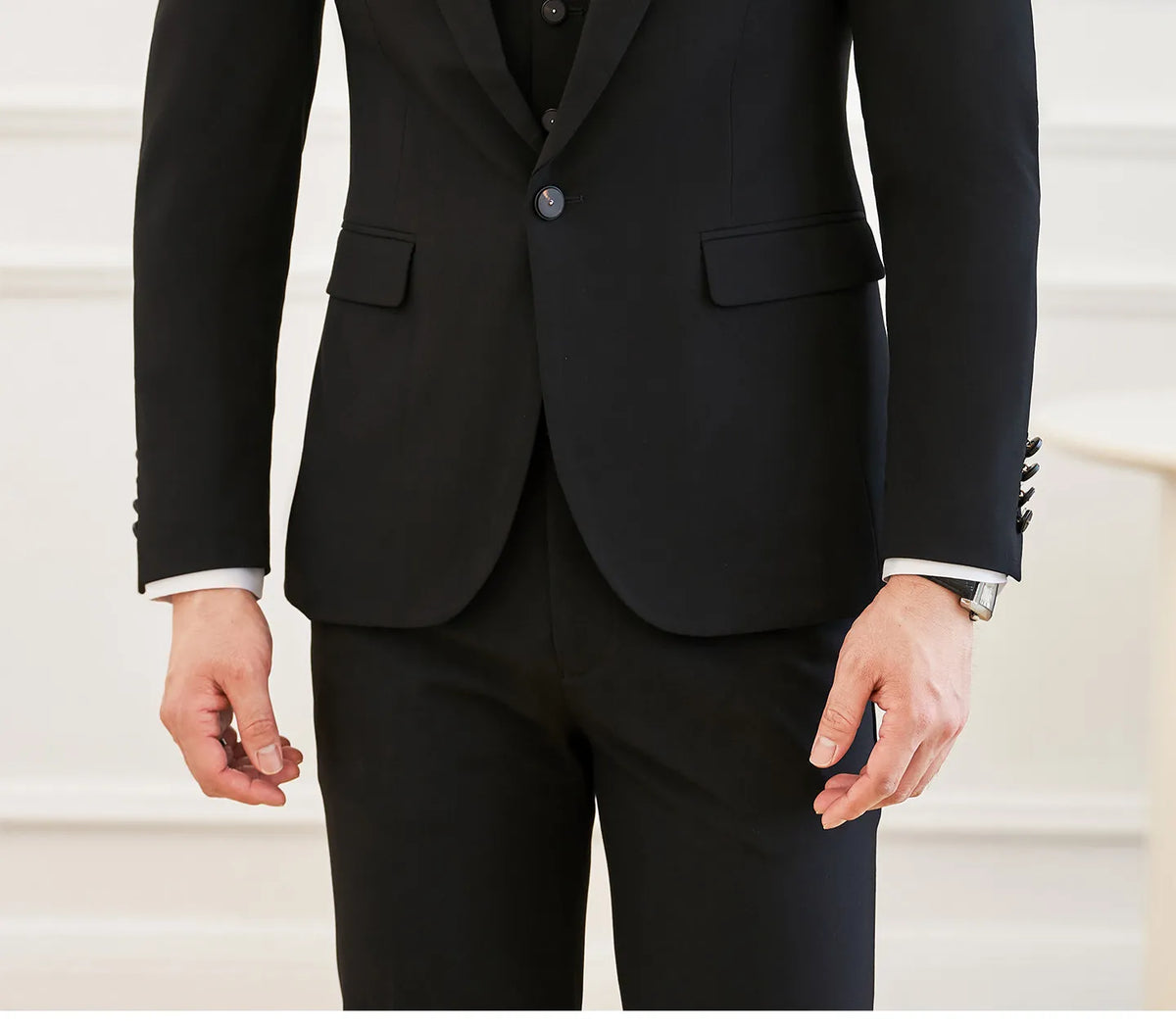 High Quality Elegant Single-Breasted Men Suit Fashion ltalian Style Slim High-end Business Groom Wedding Party Tuxedo 3/2 Pieces