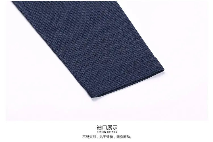 Spring and Summer Solid Color Knitted Cardigan Jacket Sun Protection Clothing Men's Shirt Loose Sleeves Fashionable and Versatil