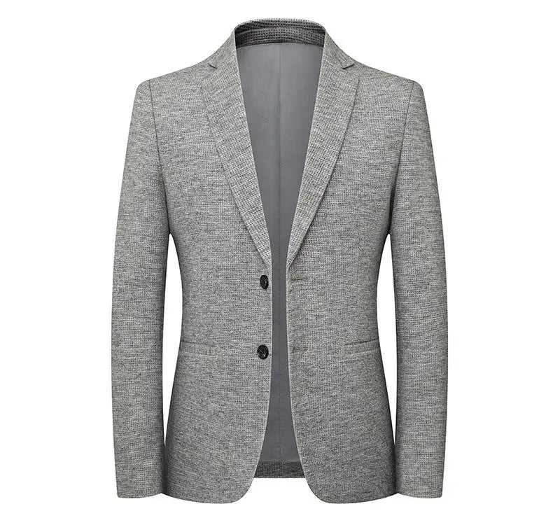 Blazer's New Men's Fashion Outdoor Travel Camping Youth Wedding Versatile, Hosting Campus Slimming Casual Korean Version Blazer