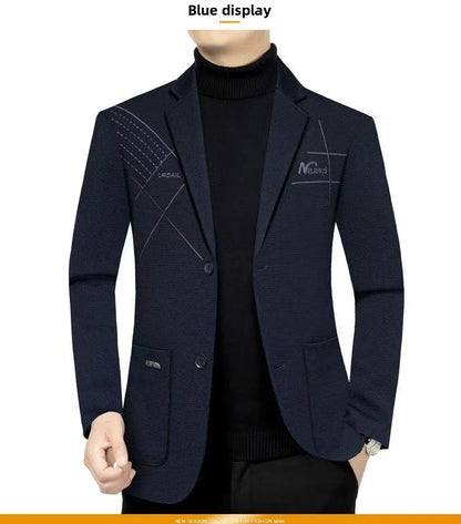 Blazer Men's Fashion Outdoor Travel Camping Youth Wedding Versatile Host School Uniform Slim Fit Casual Korean Version Blazer