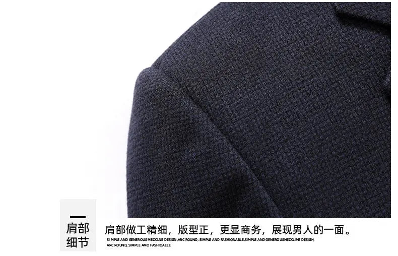 High-quality, fashionable and stylish new autumn and winter casual suits for men, business trendy small suits