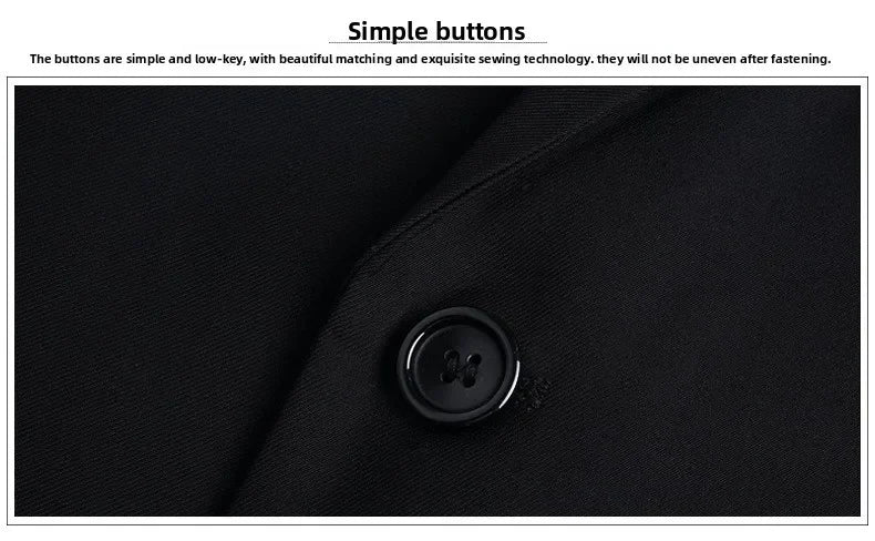 Blazer Men's Fashion Premium Business Outdoor Gentleman Self-cultivation English Style Solid Color Casual Hosts Weddings Blazer