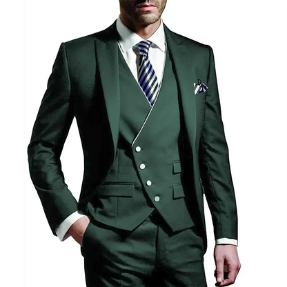 Italian Men Wedding Suits Groom Set Marriage Classic Vintage Tuxedos Prom Jacket Costume Homme Pour Mariage 3 Piece Suit For Men