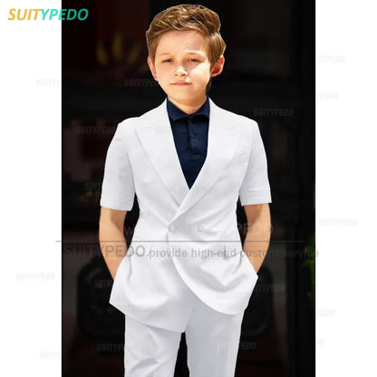 Big Boys Suit Graduation Ceremony Formal Outfits Birthday Party Newest Full Children's Set Homecoming Custom Fashion Costumes