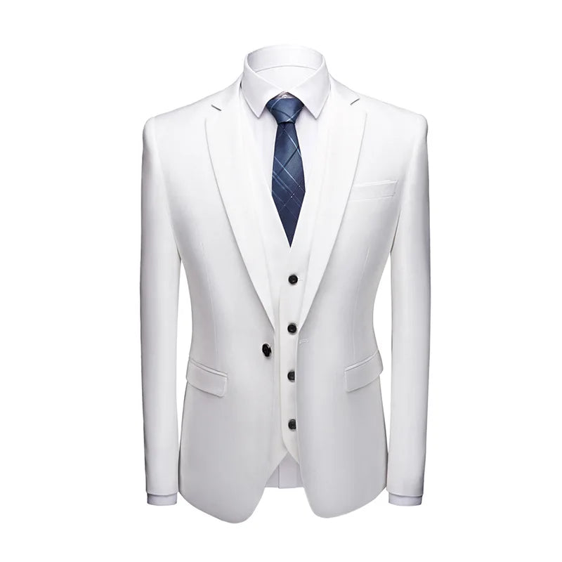 Men's Suit Jacket Slim Fit Single Breasted Multi-Color Formal Blazer