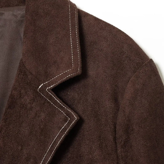Fashionable Straight Leg Suit Jacket Women's Business Casual Long Sleeve Polyester Coat JNLEAOG Autumn New Arrival