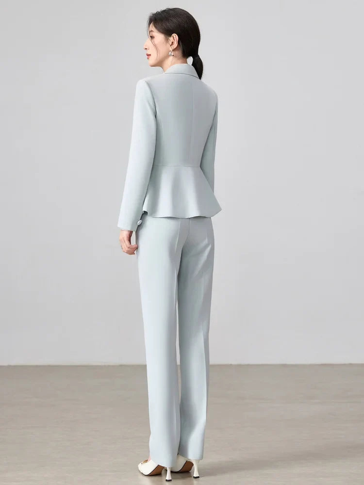 Ladies Business Outfit High-Quality Pants And Suit Jacket Slim Elegant Fashionable 2026 New Arrival