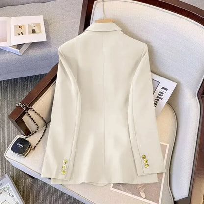 Slim Fit Women's Office Blazer High-End Casual Korean Fashion Spring Autumn New Loose Blazers Temperament Coats for Women