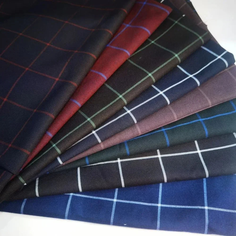 Boys Plaid Two Piece Suit Blazer Pants Kids Wedding Ring Bearer Outfit Birthday Party Formal Ceremony Photograph Holiday Wear