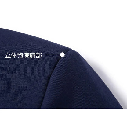 Blazer Fashion Men Business Casual Solid Color British Style Wedding Gentleman Slim Professional Formal Suit Blazer