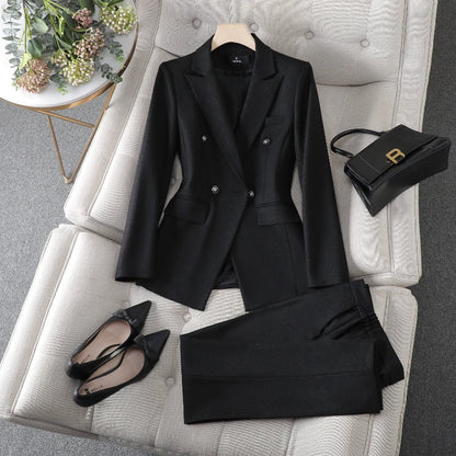 Women's Professional Suit Pantsuits, Highest Temperament to Make You Unique, Autumn and Winter Fashion, New