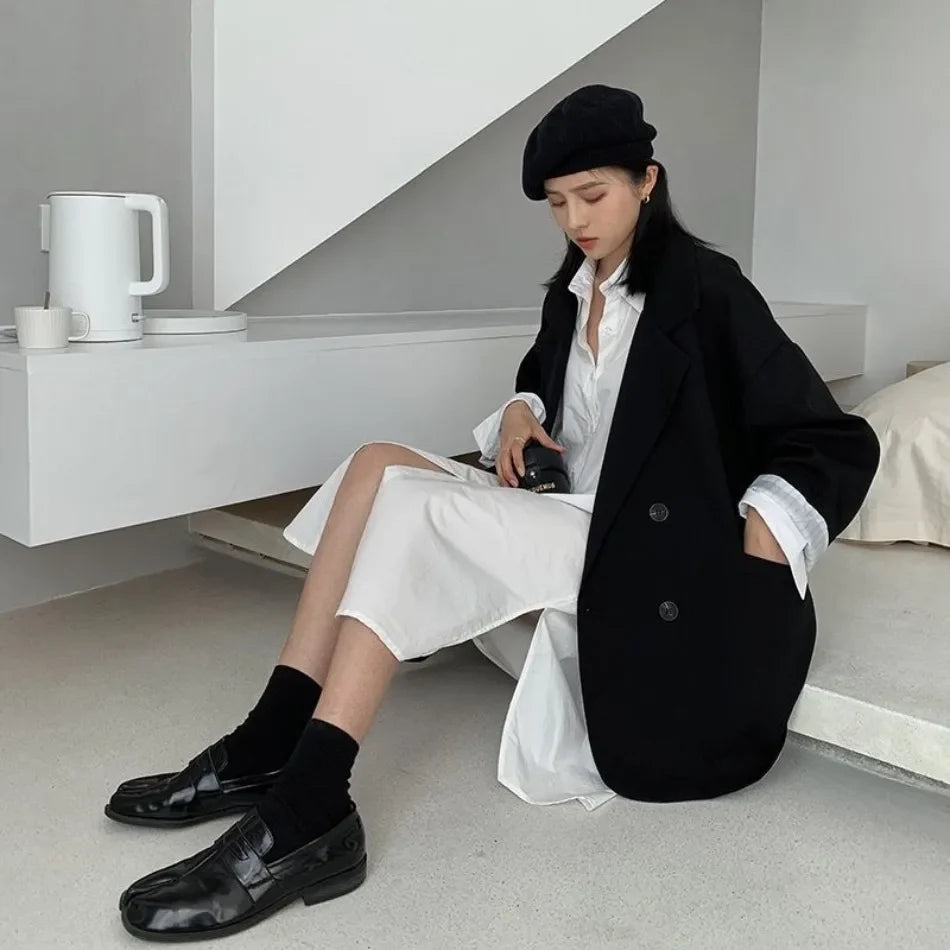 Spring Autumn Women's Blazers Slim Fit Fashion Slimming Elegance Jackets Casual Versatile Coat Outwear for Office Lady Clothing