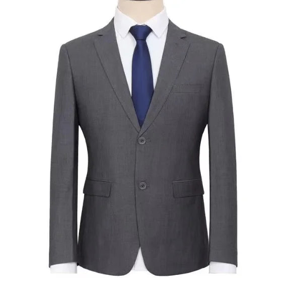 Men's Winter Thick Padded Blazer Warm Loose Casual Jacket Plus Size Middle Aged Dad Outerwear