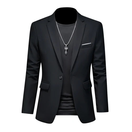 15 Color Fashion Mens Suit Jacket High Quality Slim Fit Solid Color Casual Business Mens Blazers Formal Office Wedding Suit Tops