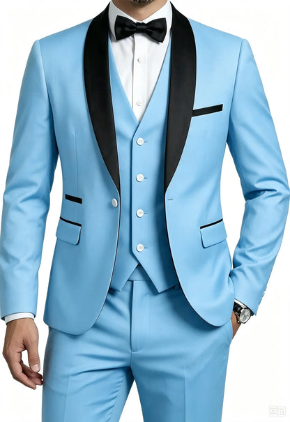 Ensemble de Costume Homme Manteau Gilet Pantalon / Affaires Garçons d'Honneur Mariage Robe Formelle Blazer Pantalon