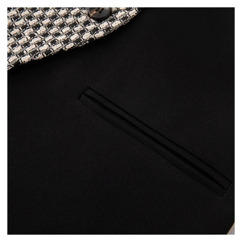 Color Block Vest Women's Jacket Female Tank Top 2026 New Spring Autumn Versatile Blazer Sleeveless Waistcoat Jacket Outerwear