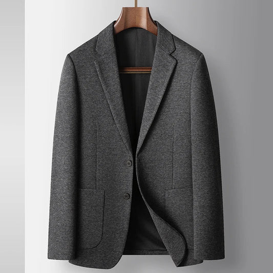 2025 High-quality men's fashion boutique British style stylish, versatile and trendy business casual suit jacket