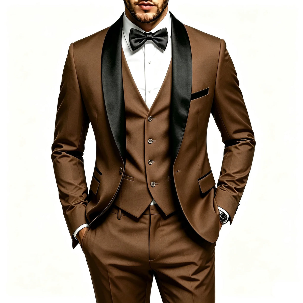 Costume 3 pièces homme, élégant et stylé pour garçons d'honneur et occasions professionnelles, tenue masculine haut de gamme, idéal pour mariages et affaires