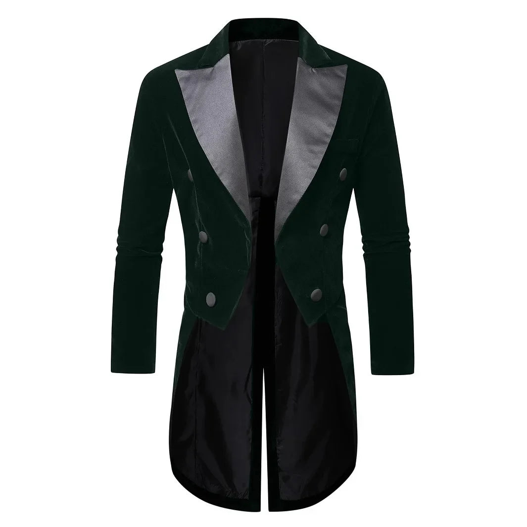 Vintage Mens Velvet Elegant Suit Tuxedo Formal Dress Workwear 2025 Groom Wedding Party Slim Fit Blazer Veste Costume Homme Luxe