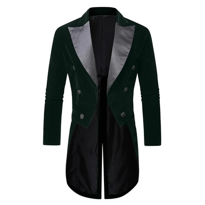 Vintage Mens Velvet Elegant Suit Tuxedo Formal Dress Workwear 2025 Groom Wedding Party Slim Fit Blazer Veste Costume Homme Luxe