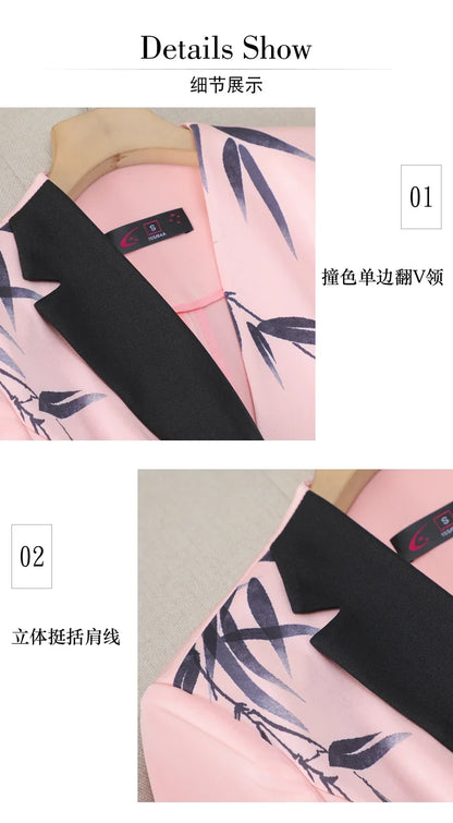 Mid-Sleeve Suit, Pants, Elegant Temperament, Most Unique, Spring and Summer, 2024 New