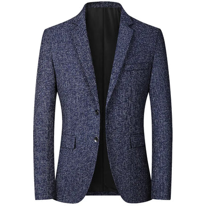 High Quality Men's Blazer Spring Non Ironing Solid Suit Jacket Business Casual Blazer Men Clothing Wedding Suit Jackets A5FX102