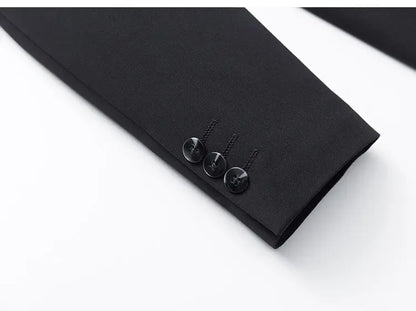 Korean Style Menswear Clothing Blazer Uniform Suits Jackets Coats 2026 Fashion Casual Men Business Social Blazers Hommes De Luxe