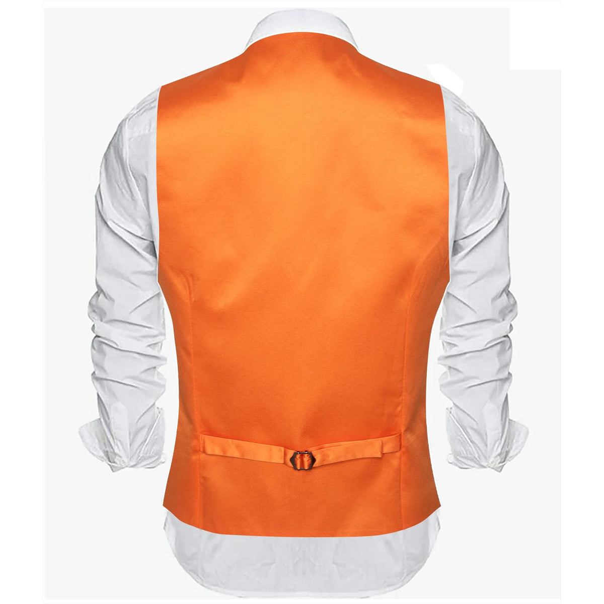 Men's Satin Vest Slim Fit Single-Breasted Waistcoat for Weddings and Formal Occasions