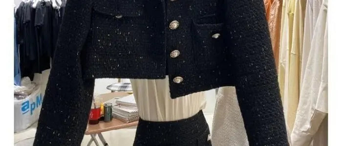 Fashionable Short Tailored Jacket Women's Loose Fit Perfume Style Korean Version Spring Autumn New Popular West Suit Top
