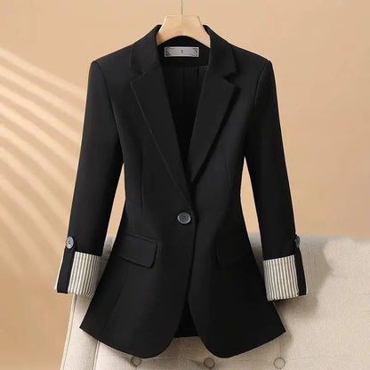 Autumn Winter Outerwears Blazer Woman New In Coats Chaquetas Mujer Casaco Feminino Large Size Office Casual Blazers Jackets Tops