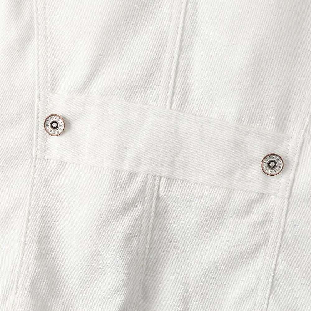 New White Denim Vest Women Waistcoat Slim Short Cowboy Sleeveless Jacket Casual Jeans Vests Female Outerwear Chaleco Mujer