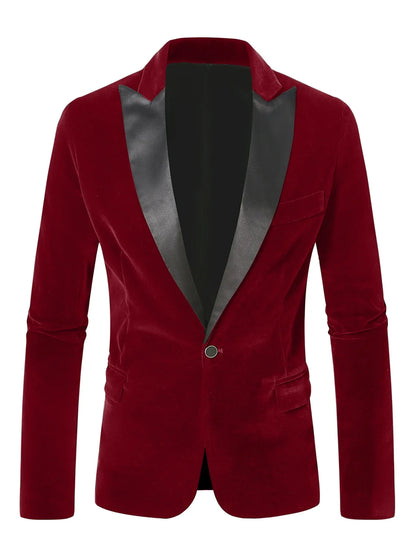 Steampunk Velvet Blazers Jacket for Man Smoking Homme 2025 Luxury Designer Wedding Banquet Groomsmen Formal Dress Men Suit Coats