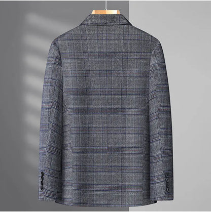Men's Slim Fit Blazer for Business Casual and Smart Casual Occasions – Spring Autumn Jacket