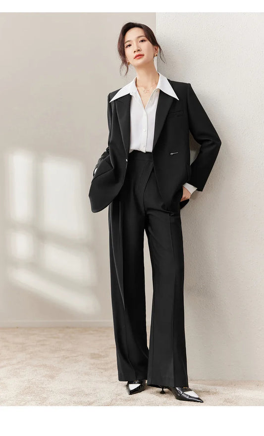 Tailoring Blazer Women 2026 Spring Fall Fashion Trend Elegant Tailor Suit Jacket Wear To Work Women Clothing 153XC3230