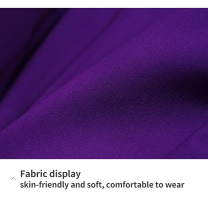 Fashion High-quality Office Suit Purple Jacket and Trousers 2-piece Set 2025 New Waist Suit Temperament Suits for Women HJLZBW