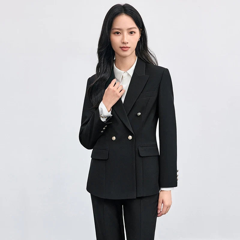 Women's Blazer‌s Slim Fit Coats Autumn 2026 Ladies Office Wear‌ Long Sleeve ‌Jacket‌ Women Formal Clothing 153XA1646