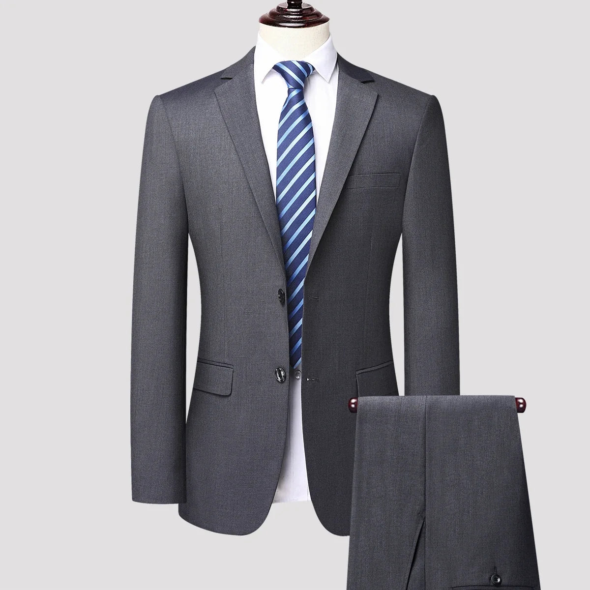 Suits for Men, College Students, Civil Servants, Business Interviews, Formal Wear, Weddings, Grooms, Best Men, Two-Piece Suits