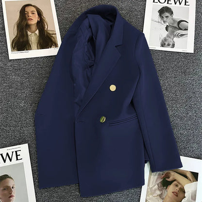 Spring Autumn Women's Blazers Slim Fit Fashion Slimming Elegance Jackets Casual Versatile Coat Outwear for Office Lady Clothing