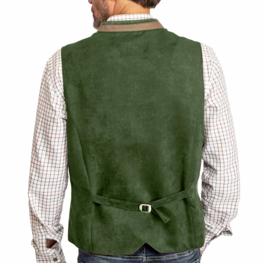 Men's Vest Single Breasted Formal Waistcoat for Wedding Banquet and Business
