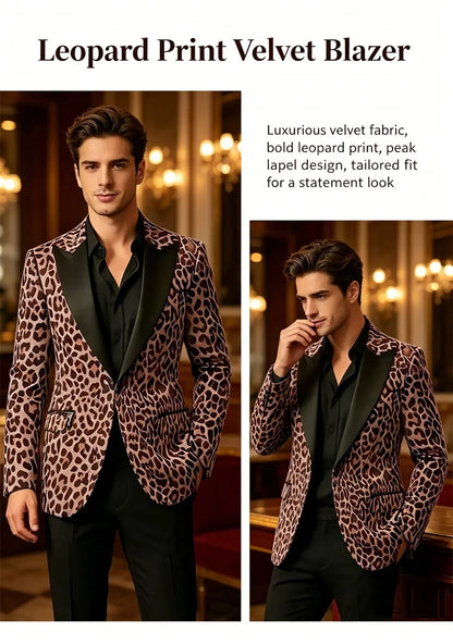 Men's Premium Textured Casual Blazer Two Button Notched Lapel Slim Fit With Pocket Square For Office Wedding Party Daily Wear